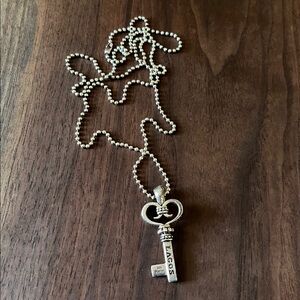 Lagos Caviar  Key Pendant Necklace.